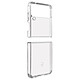 Force Case Coque pour Samsung Galaxy Z Flip 3 Bi-matière Anti-chutes 2m  Transparent Coque avant + arrière de la marque Force Case conçue pour protéger intégralement votre Samsung Galaxy Z Flip 3.