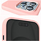 Acheter Moxie Coque pour iPhone 15 Pro Semi-rigide Intérieur Microfibre Rose Champagne