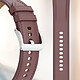 Acheter Avizar Bracelet Cuir pour Galaxy Watch 3 45mm Huawei Watch GT3 GT2 46mm Marron
