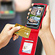 Acheter Avizar Etui pour Smartphone Universel Clapet Vertical Portefeuille Taille L  rouge