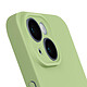 Acheter Avizar Coque Silicone pour iPhone 15 Caméra Protégée Doux au Toucher  Vert Matcha