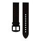 Avizar Bracelet Samsung Galaxy Watch 4 en Cuir Ajustable avec Boucle Ardillon Noir pas cher