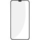 Avizar Verre Trempé pour iPhone 11 et iPhone XR Bord Biseauté 5D Surface Full Glue + Applicateur  Noir En verre trempé d'une dureté 9H résistant contre les rayures, les chocs et les impacts