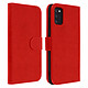 Avizar Étui Samsung Galaxy A41 Housse Intégrale Porte-carte Fonction Support rouge Housse portefeuille spécialement conçue pour le Samsung Galaxy A41