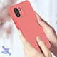 Acheter Avizar Coque pour Xiaomi Redmi A1 et A2 Silicone Semi-rigide Finition Soft-touch Fine  rose