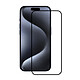 MW Verre Easy glass Case Friendly pour iPhone 15 Plus Protection d'écran en verre trempé pour iPhone