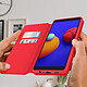 Avis Avizar Housse Samsung Galaxy A01 Core Étui Folio Portefeuille Fonction Support rouge