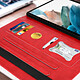Avizar Étui Samsung Tab A8 10.5 2021 Clapet Porte-cartes Fonction Support Vidéo rouge pas cher