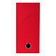 EXACOMPTA Boite transfert D120 papier toile rouge x 5 Caisse/Boîte archive