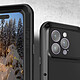 Avis Love Mei Coque  pour iPhone 14 Pro Max Intégrale Antichoc Antichute Etanche Noir