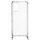 Avizar Coque Galaxy A02s Anneau personnalisable avec bijou/Chaîne - Transparent Coque transparente conçu sur mesure pour Samsung Galaxy A02s