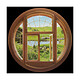 Le Hobbit - Sticker en vinyle géant repositionnable Hobbit Window Sticker en vinyle géant repositionnable Hobbit Window.