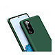 Evetane Coque Samsung Galaxy S20 FE Silicone liquide Vert Foret + 2 Vitres en Verre trempé Protection écran Antichocs pas cher