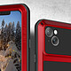 Avis Love Mei Coque  pour iPhone 14 Plus Intégrale Antichoc Antichute Etanche Rouge