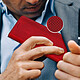 Avis Avizar Housse Xiaomi Mi 9T Étui Effet Vieilli Rangement cartes Support Rouge
