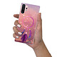 Evetane Coque Samsung Galaxy Note 10 Plus 360 intégrale transparente Motif Attrape rêve rose Tendance pas cher