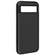 Avizar Coque pour Google Pixel 8A Bi-matière Aspect Cuir Cowhide Cover Noir Combinaison de silicone gel et de polycarbonate rigide pour une meilleure sécurité