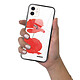 Evetane Coque iPhone 12 Mini Coque Soft Touch Glossy Coquelicot Design pas cher