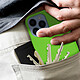 Avizar Coque iPhone 13 Pro Silicone Semi-rigide Finition Soft-touch vert pas cher