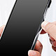 Acheter Avizar Coque pour Samsung Galaxy Xcover 6 Pro Silicone Souple et Film Verre Trempé 9H  transparent contour noir