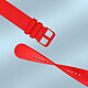 Avizar Bracelet pour Samsung Galaxy Watch Active 40mm Silicone Souple Rouge pas cher