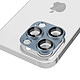 Avizar Film Caméra pour iPhone 14 Pro et 14 Pro Max Verre Trempé + Alliage d'Aluminium  Bleu Sierra pas cher