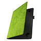Avizar Étui pour Tablette 10 pouces Universel Simili cuir Design marbre Support vidéo  vert Conçu avec un effet cuir patiné pour un style chic et unique
