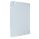 Avizar Étui pour iPad Air 13 2024 Clapet Pliable Support Multipostions Bleu Pâle - Protection complète contre les chutes, impacts et rayures du quotidien