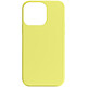 Avizar Coque pour iPhone 15 Pro Max Silicone Semi-rigide Finition Douce au Toucher Fine  Jaune - Coque de protection jaune, collection Fast Cover, spécialement conçue pour votre iPhone 15 Pro Max