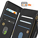 Avis Avizar Étui pour Samsung Galaxy S24 Portefeuille Multi-rangement Support Noir