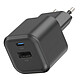 Swissten Adaptateur Secteur 12W USB + USB-C Charge Rapide Format Compact Noir - Chargeur secteur Noir proposé par Swissten, permettant la charge via USB et USB-C ou simultanément