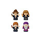 Harry Potter - Pack 4 mini figurines Fisher-Price Little People Collector École des Sorciers 6 Pack de 4 mini figurines Harry Potter Fisher-Price Little People Collector École des Sorciers 6 cm.