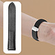 Avizar Bracelet pour Galaxy Watch 5 / 5 Pro / 4 Cuir Fermoir Boucle Magnétique  noir pas cher