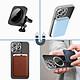 Acheter Avizar Coque MagSafe pour iPhone 14 Pro Silicone Protection Caméra  Contour Chromé Argent