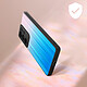 Avis Avizar Coque Samsung Galaxy S21 Ultra Bi-matière Holographique Brillant Rose et bleu