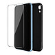 Avizar Coque pour iPhone XR Souple Noir et Verre Trempé 9H  Transparent Pack coque + verre trempé pour protéger intégralement votre IPhone XR