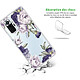 Avis LaCoqueFrançaise Coque Xiaomi Redmi Note 10 Pro 360 intégrale transparente Motif Pivoines Violettes Tendance