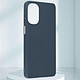 Acheter Avizar Coque pour Motorola Moto G62 5G Silicone Soft Touch Finition Mate Anti-trace  bleu nuit
