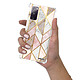 Evetane Coque Samsung Galaxy S20 FE anti-choc souple angles renforcés transparente Motif Marbre Rose Losange pas cher