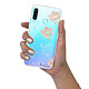 LaCoqueFrançaise Coque Huawei P30 Lite/ P30 Lite XL 360 intégrale transparente Motif Fleurs Blanches Tendance pas cher