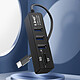 Avis LinQ Hub USB-C 5 en 1 avec 3 Ports USB et Lecteur Carte SD / Micro-SD  Noir