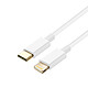 Avizar Câble USB-C vers Lightning Charge et Synchro Rapide Silicone Résistant 1m Noir Câble USB-C vers Lightning