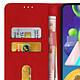 Avizar Étui pour Samsung Galaxy M21 / M31 / M30s Clapet Portefeuille Support Vidéo  Rouge pas cher