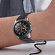 Acheter Avizar Bracelet pour Honor Magic Watch / GS3 Silicone Souple Attache Magnétique Noir