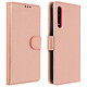 Avizar Étui Xiaomi Mi A3 Housse Intégrale Porte-cartes Fonction Support rose champagne - Housse portefeuille spécialement conçue pour le Xiaomi Mi A3