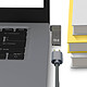 Avis Avizar Adaptateur de Charge USB-C  100W vers Ordinateur Portable HP 7.4 x 0.6mm, Gris