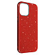 Avizar Coque Apple iPhone 12 Mini Paillette Amovible Silicone Semi-rigide Rouge - Coque de protection spécialement conçue pour Apple iPhone 12 Mini.