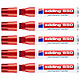 EDDING Marqueur Permanent 850 Rouge 5-15 mm x 5 Marqueur permanent