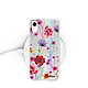 Evetane Coque iPhone XR silicone fond holographique Fleurs Multicolores Design pas cher