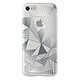 BigBen Connected Coque pour iPhone SE 2020/8/7 Semi-rigide Graphiques Triangulaires Argent Coque semi-rigide protégeant l'arrière de votre mobile